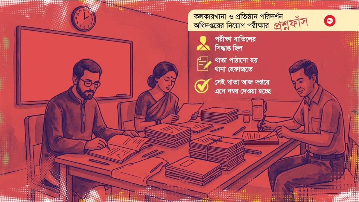 থানা ঘুরে খাতা ফিরল দপ্তরে
