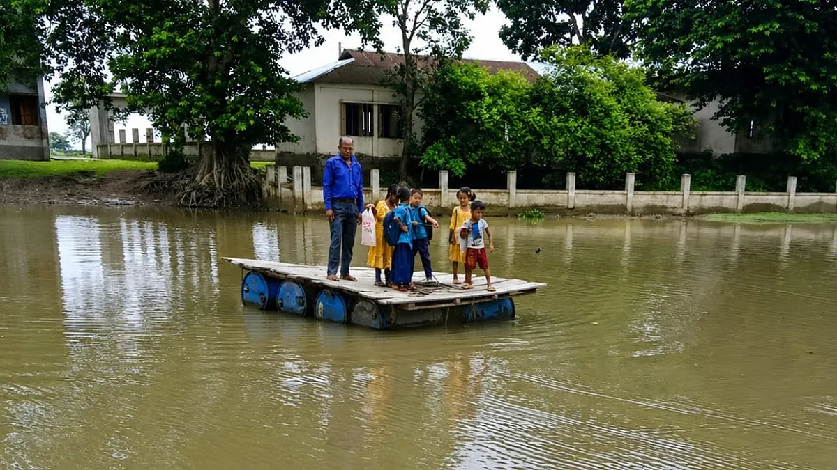 রোগী থেকে শিক্ষার্থী, সবারই ভরসা ড্রামের বোট