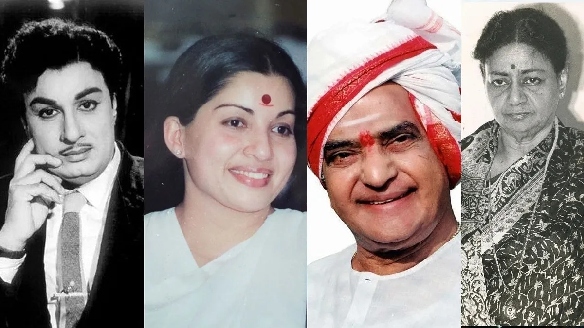 এমজিআর থেকে জয়ললিতা, মুখ্যমন্ত্রী হয়েছেন দক্ষিণী যেসব তারকা