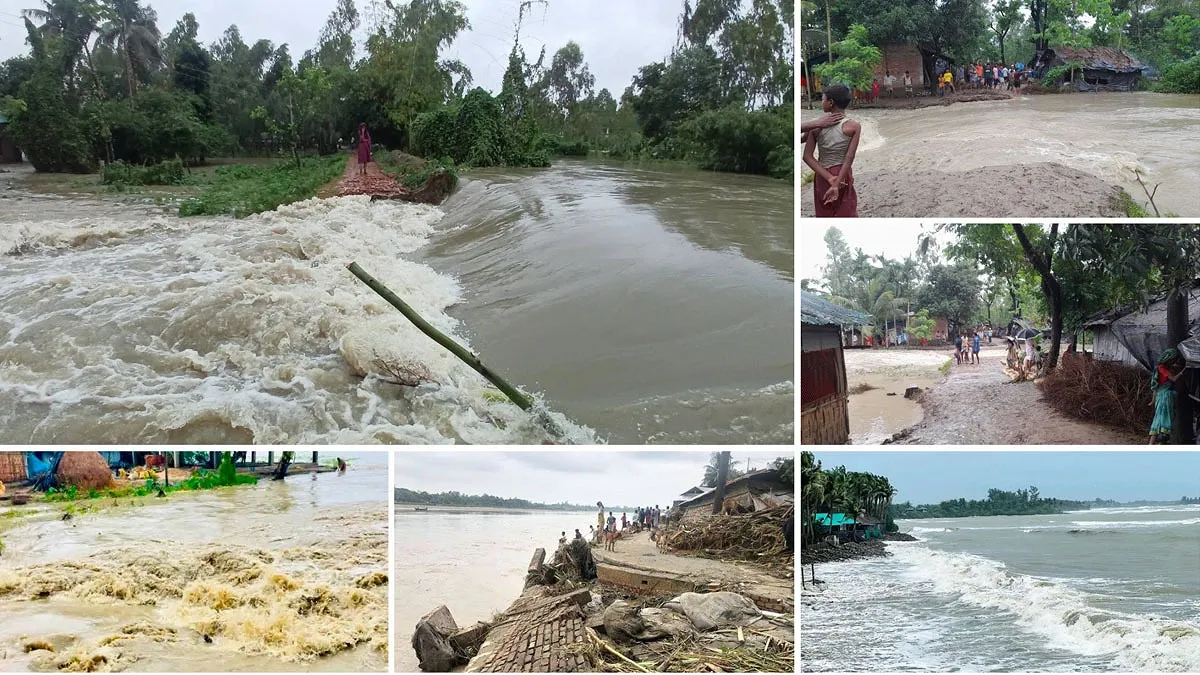 কক্সবাজারে বন্যায় ক্ষতিগ্রস্ত ৩২৮ গ্রামীণ সড়ক