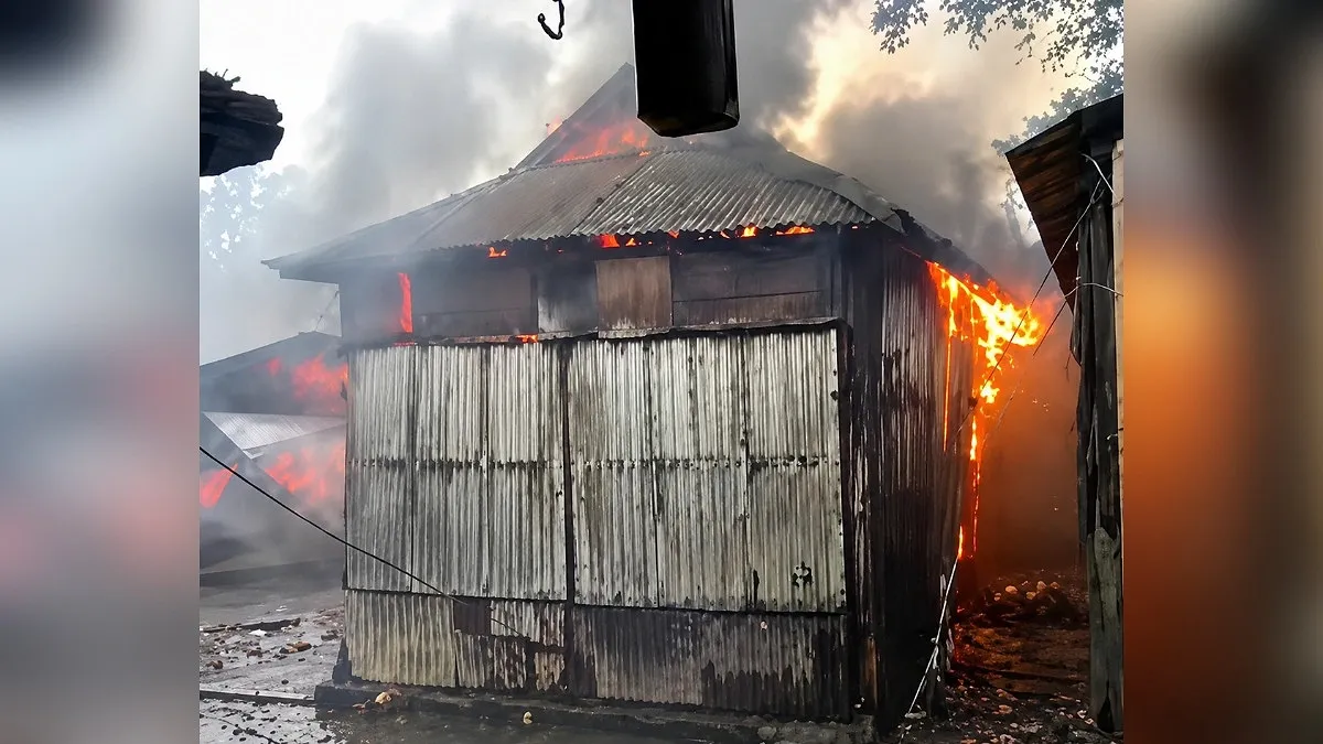পানিতে গেল ধানখেত, আগুনে পুড়ে ছাই দোকান