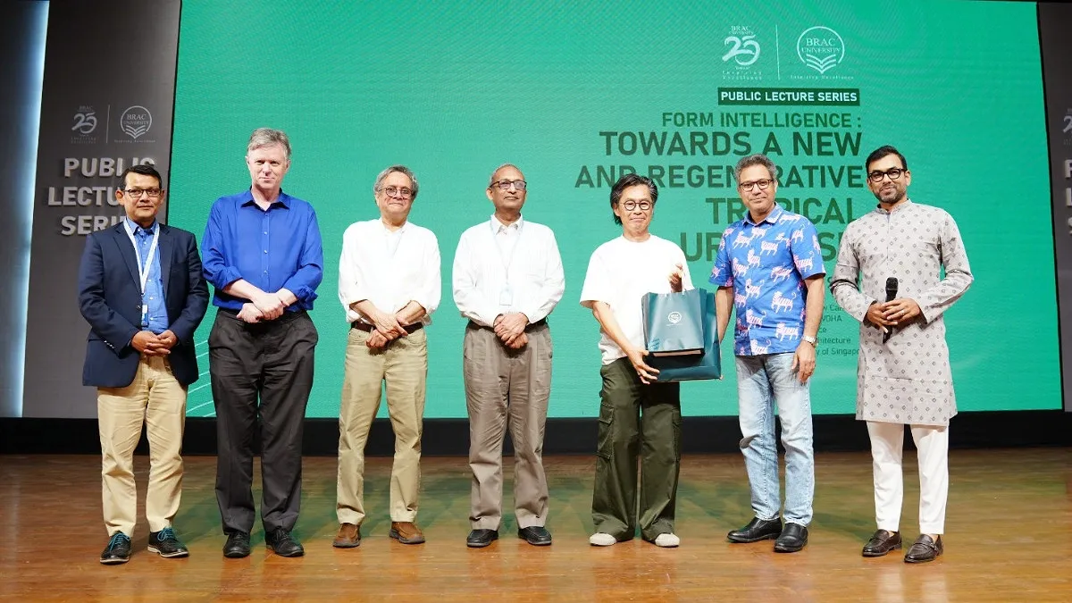 ভবিষ্যতের বাসযোগ্য শহর নিয়ে ব্র্যাক ইউনিভার্সিটিতে ওয়ং মান সামের লেকচার