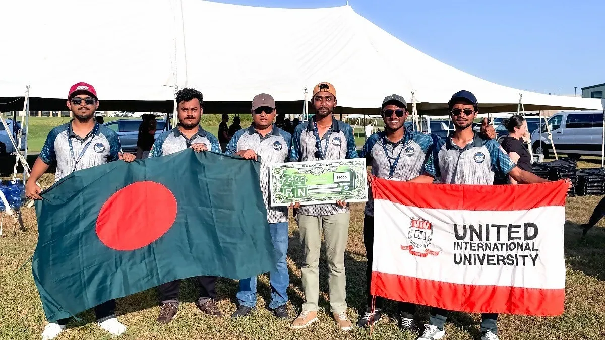 ড্রোন প্রতিযোগিতায় বিশ্বে চতুর্থ ইউআইইউ