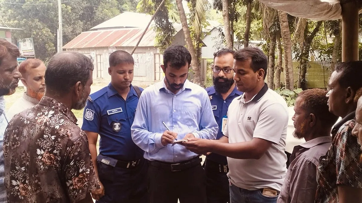 অ‌বৈধ বালু উ‌ত্তোলন, ১ লাখ টাকা জ‌রিমানা
