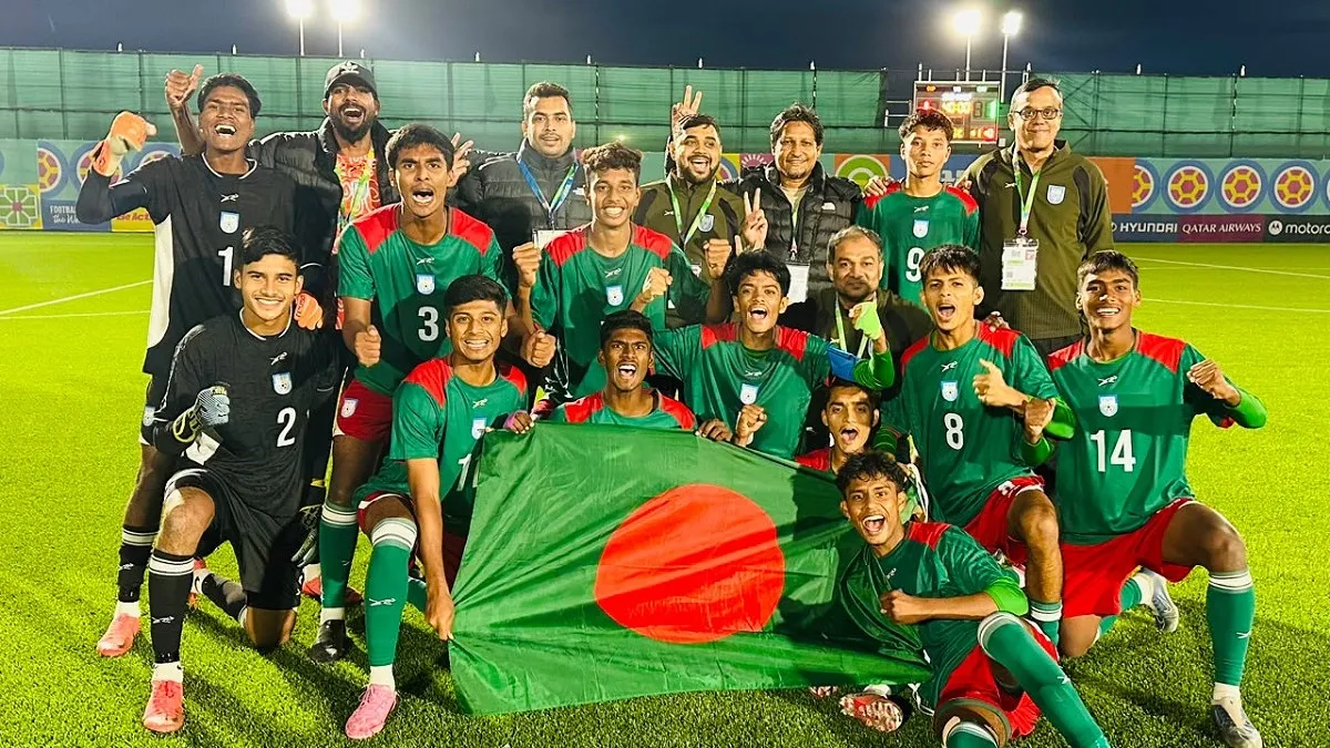 সিঙ্গাপুরকে হারিয়ে বাংলাদেশের স্বপ্নযাত্রা চলছেই