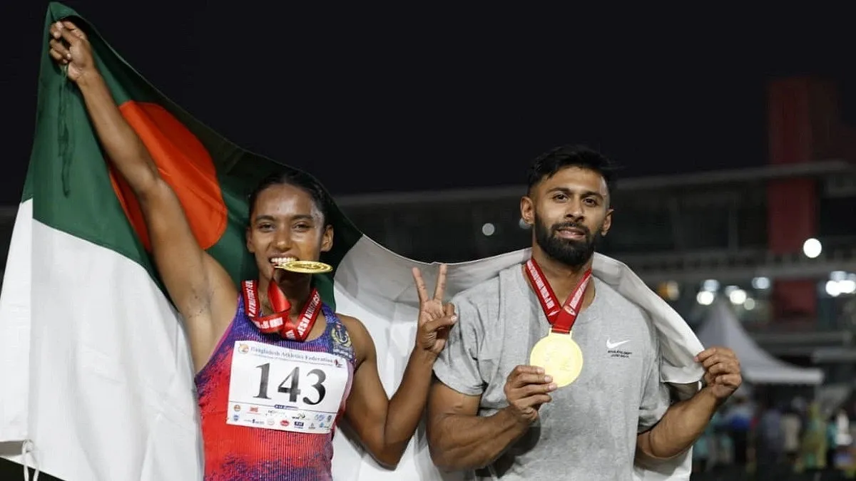 ইমরানুরের সোনা, ২০০ মিটারে শিরিনের জাতীয় রেকর্ড