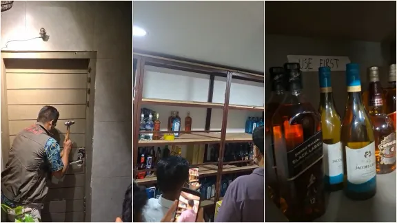 গুলশানের কিংফিশার বারে অভিযান, গোপন কক্ষের সন্ধান