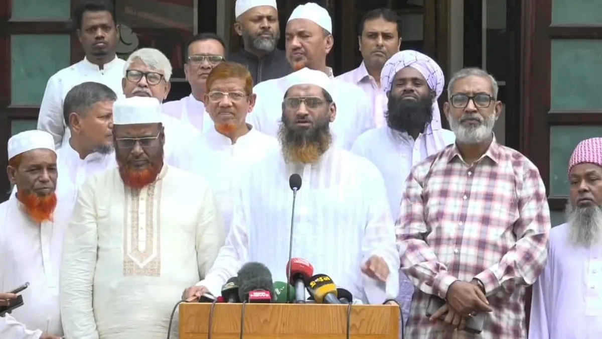 ১১ দলের ঐক্য ভাঙার ষড়যন্ত্র সফল হবে না: মামুনুল হক