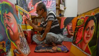 রিকশাচিত্রের কারিগর পাপ্পু