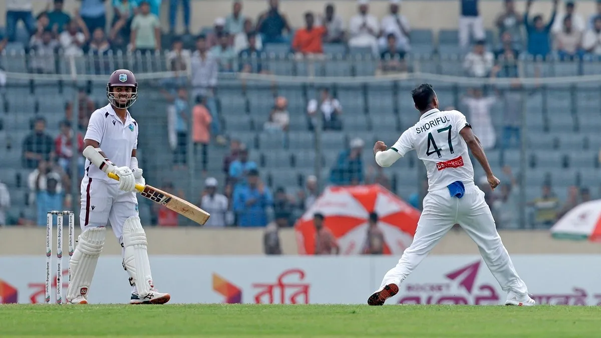 শরীফুলের আঘাত সামলে লড়ছে উইন্ডিজ