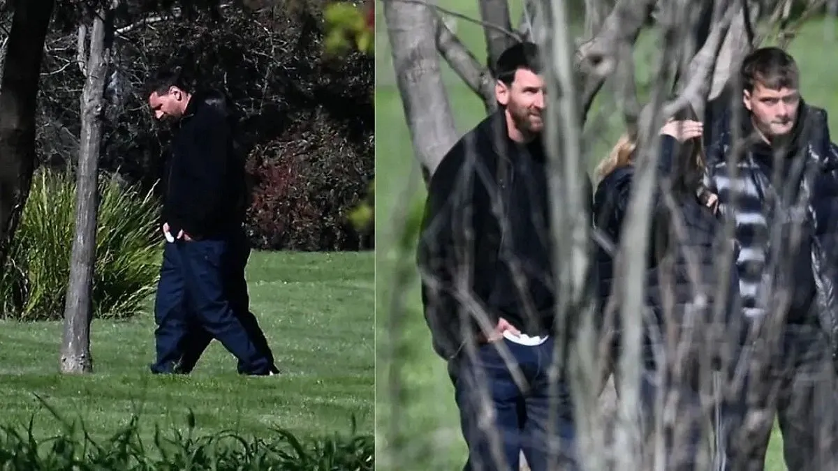 Messi bids adieu to his father