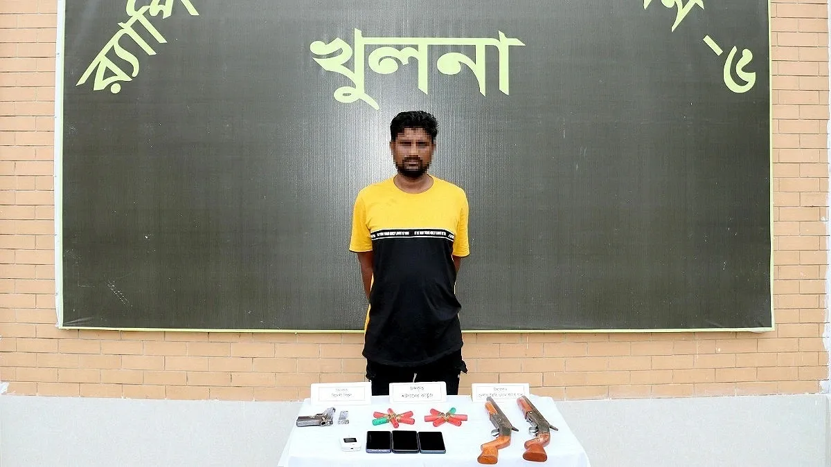 RAB arrests ‘Shooter’ Arman in Khulna