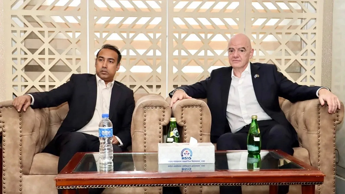 FIFA President Infantino's surprise visit to Dhaka