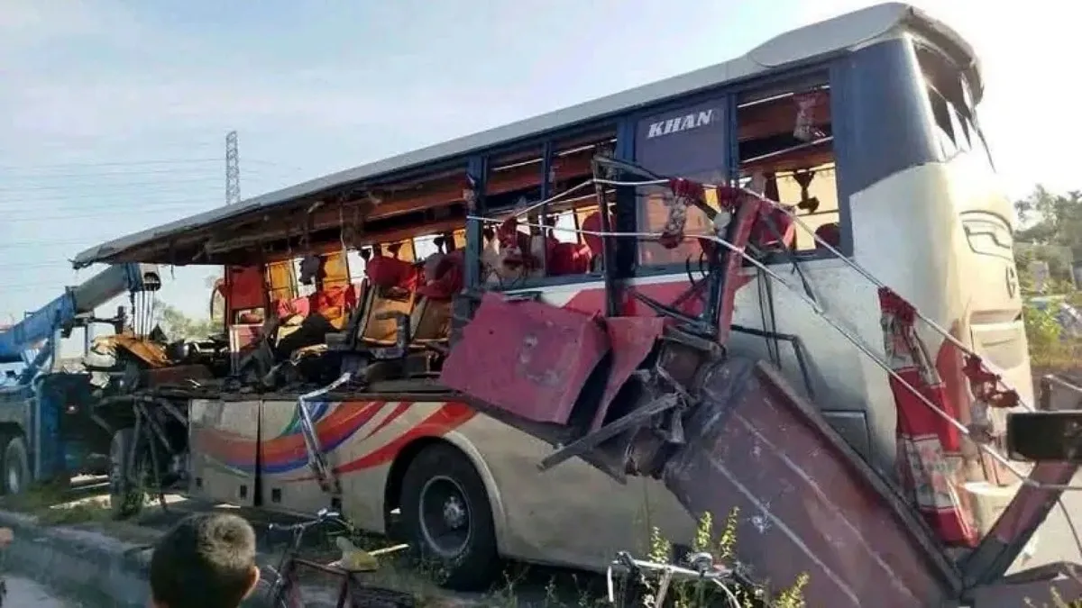 Bus rams parked dump truck in Rangpur, killing 3